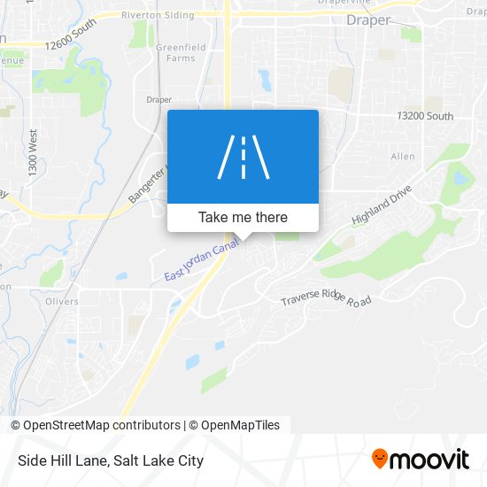 Side Hill Lane map