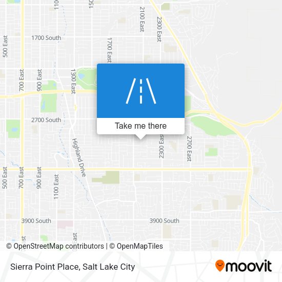 Sierra Point Place map