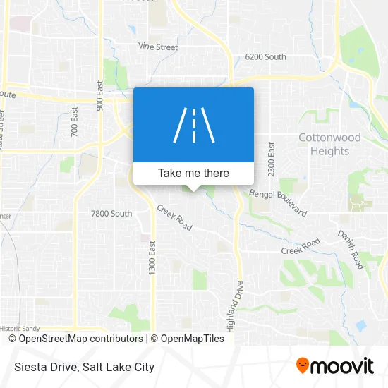 Siesta Drive map