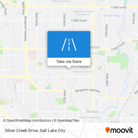 Mapa de Silver Creek Drive