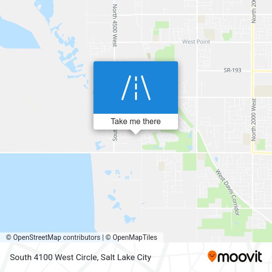 Mapa de South 4100 West Circle
