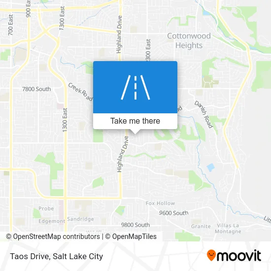 Taos Drive map