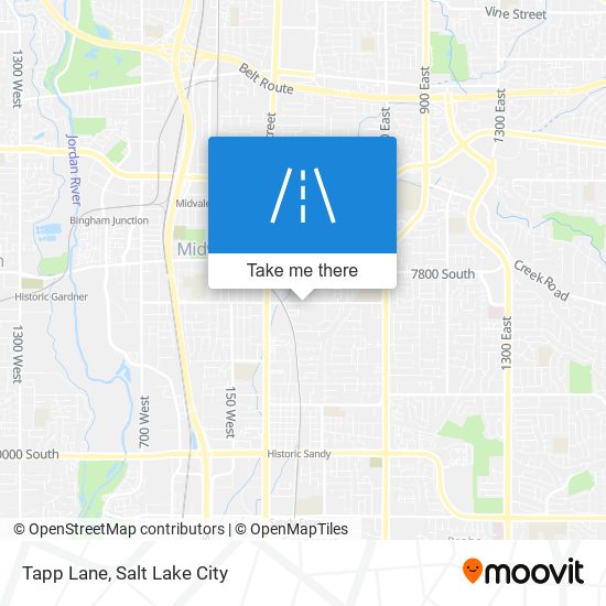 Tapp Lane map