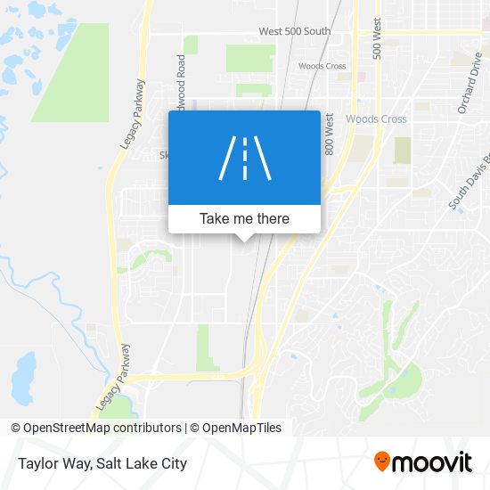 Taylor Way map