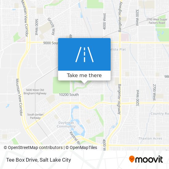 Tee Box Drive map