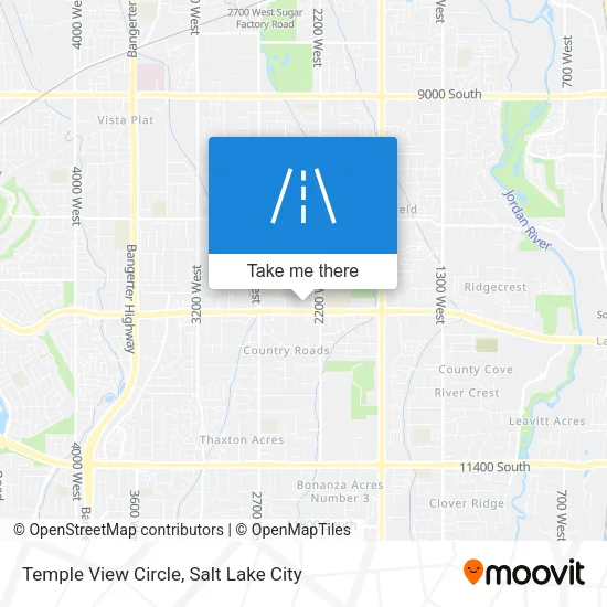 Temple View Circle map