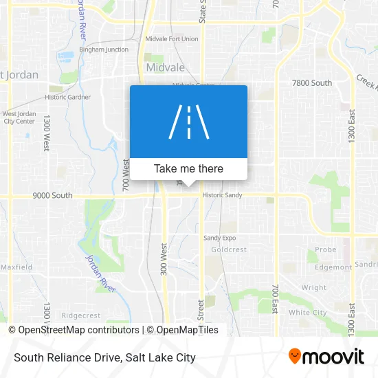 South Reliance Drive map