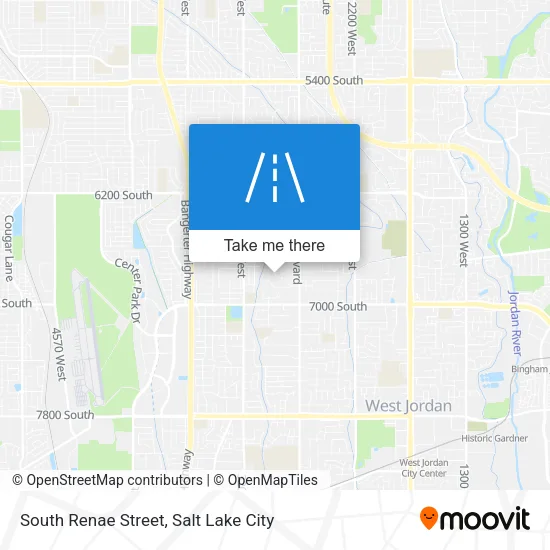 South Renae Street map