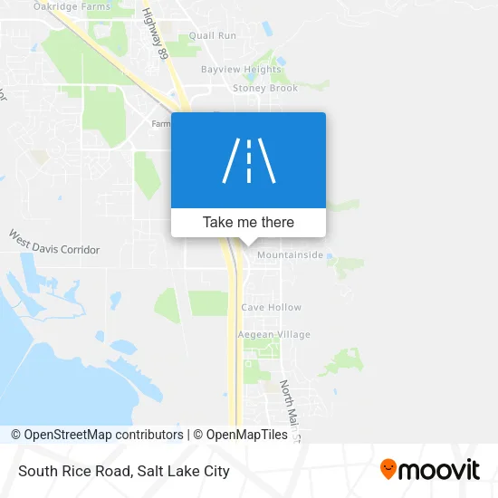South Rice Road map
