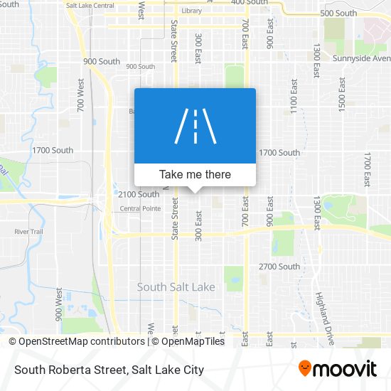 South Roberta Street map