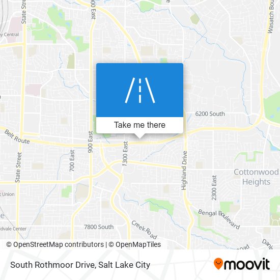 South Rothmoor Drive map