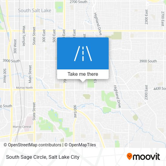 South Sage Circle map