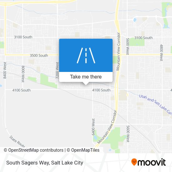 South Sagers Way map