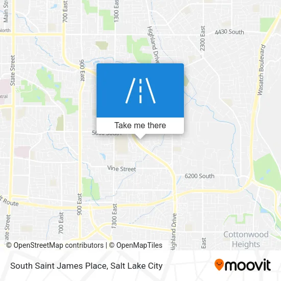 Mapa de South Saint James Place