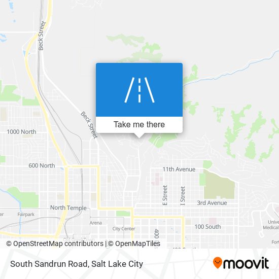 South Sandrun Road map