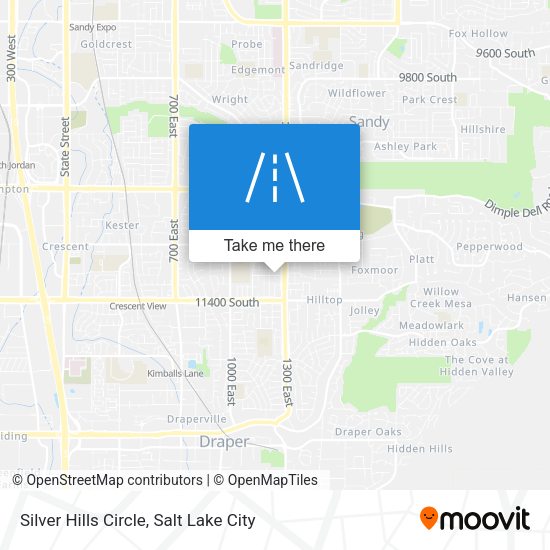 Silver Hills Circle map