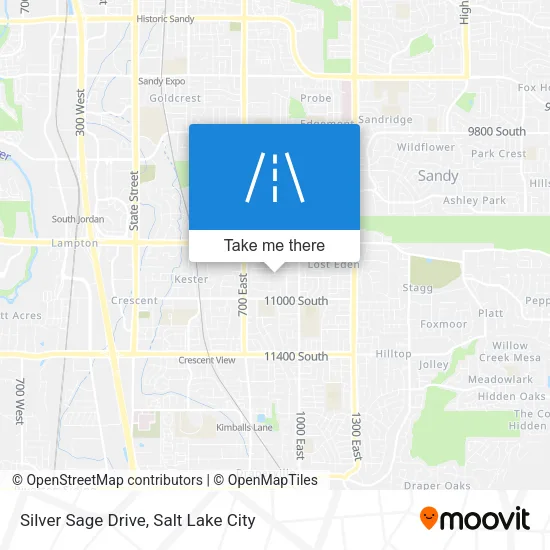 Silver Sage Drive map