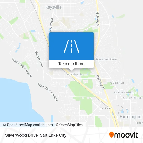 Silverwood Drive map
