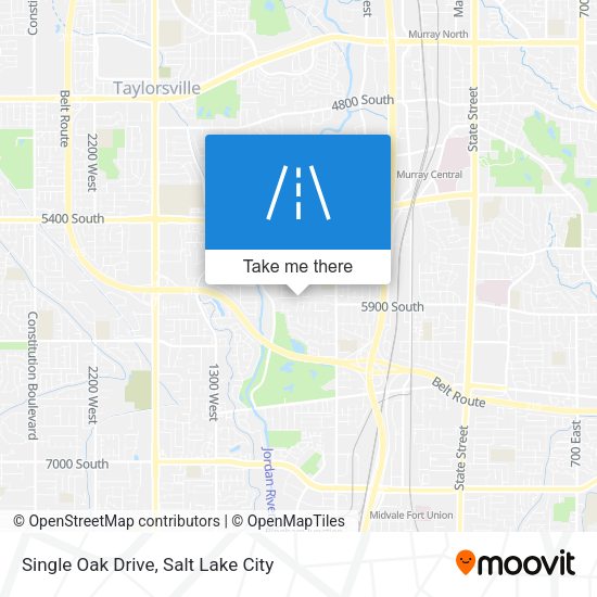 Single Oak Drive map