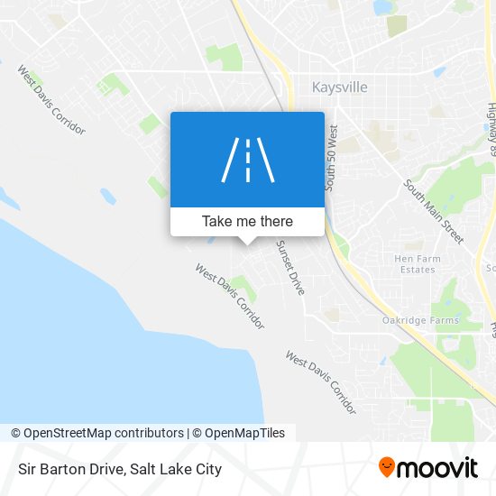 Sir Barton Drive map
