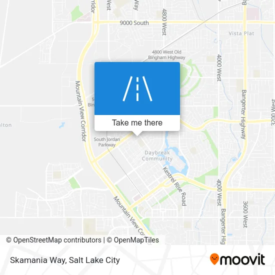 Skamania Way map