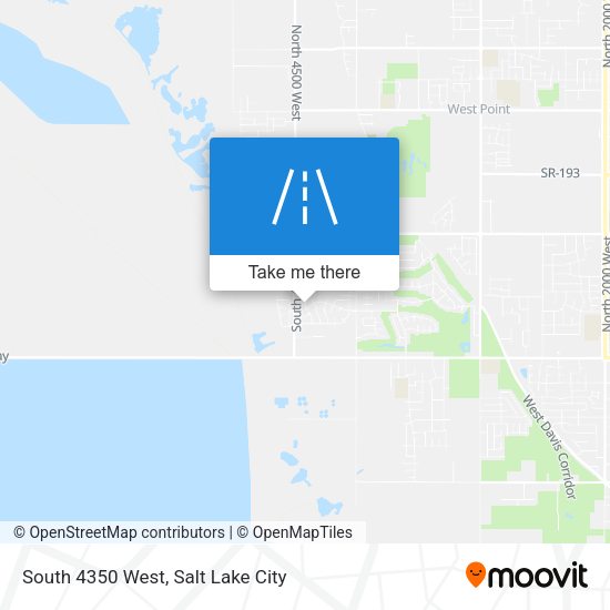 Mapa de South 4350 West