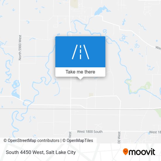 South 4450 West map