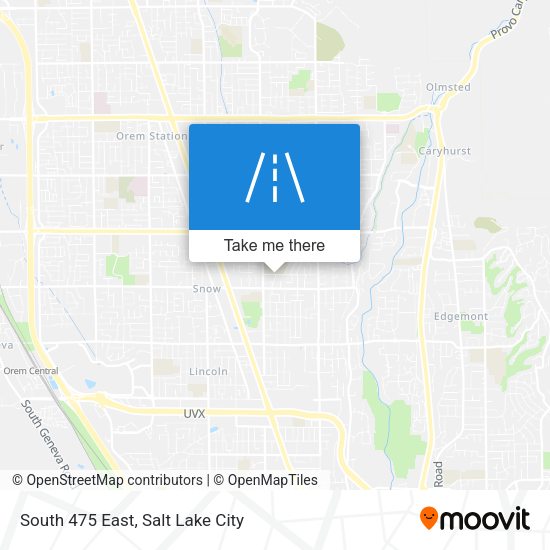 Mapa de South 475 East