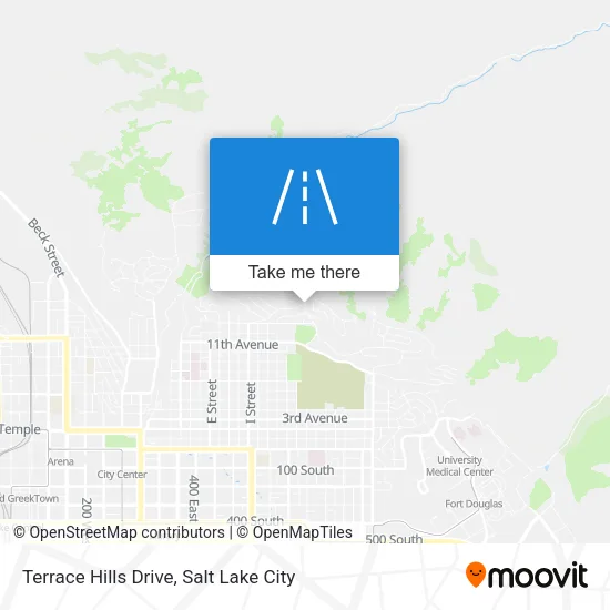 Terrace Hills Drive map