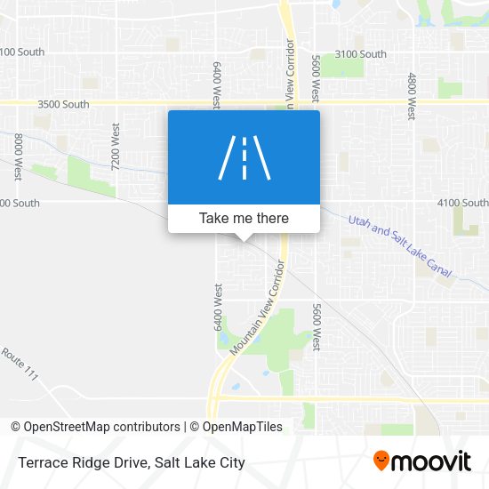 Mapa de Terrace Ridge Drive