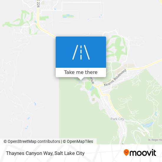 Mapa de Thaynes Canyon Way