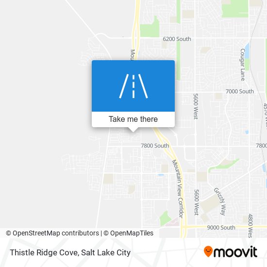 Mapa de Thistle Ridge Cove