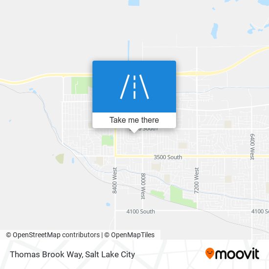 Thomas Brook Way map