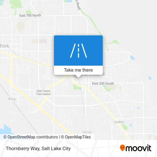 Thornberry Way map