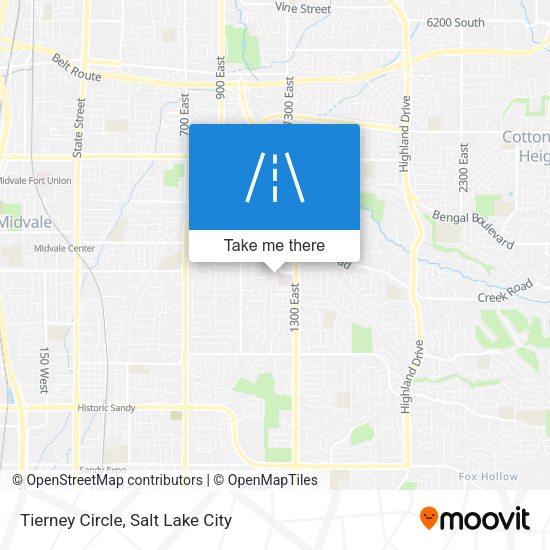 Mapa de Tierney Circle