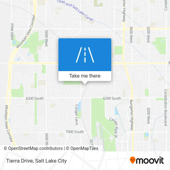 Tierra Drive map