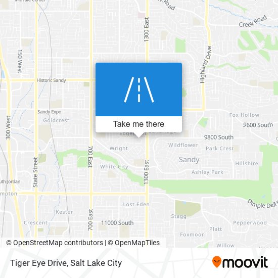 Tiger Eye Drive map
