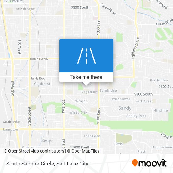 South Saphire Circle map