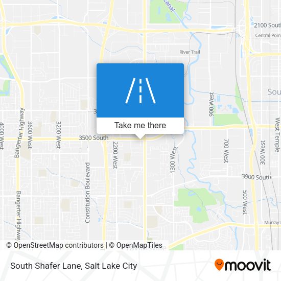 South Shafer Lane map