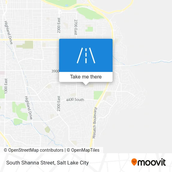 South Shanna Street map