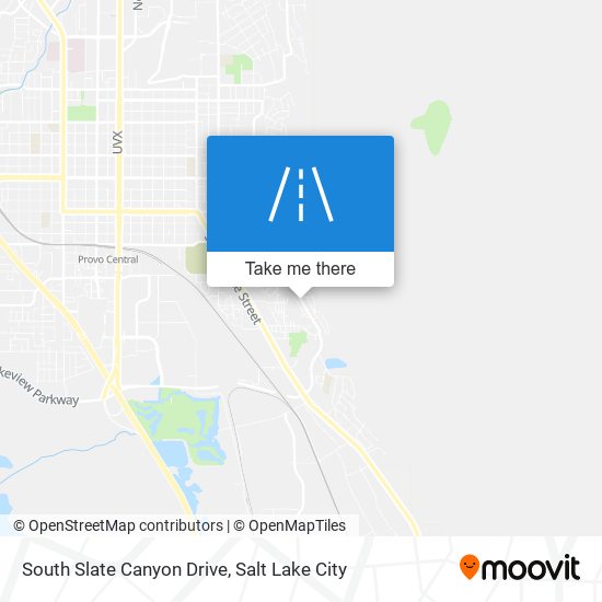 Mapa de South Slate Canyon Drive