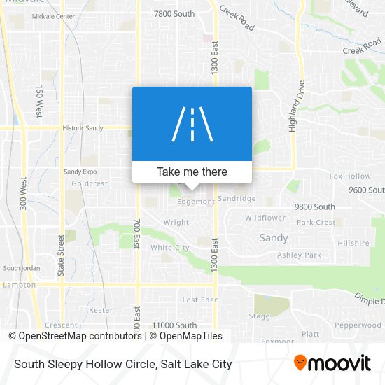 South Sleepy Hollow Circle map