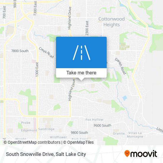 Mapa de South Snowville Drive