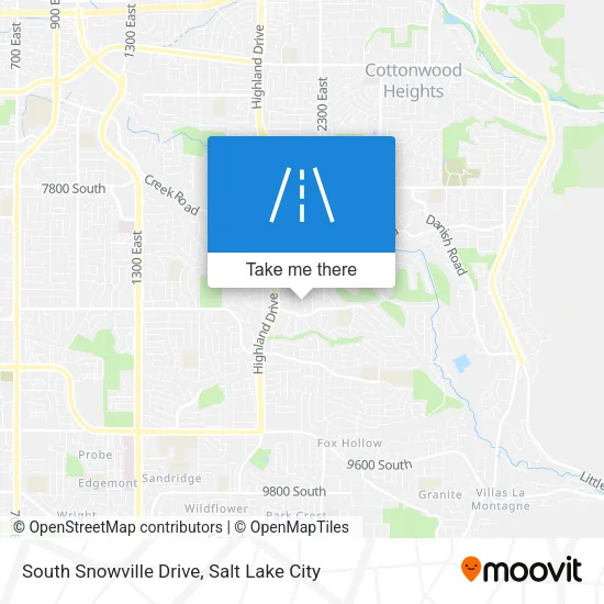 South Snowville Drive map