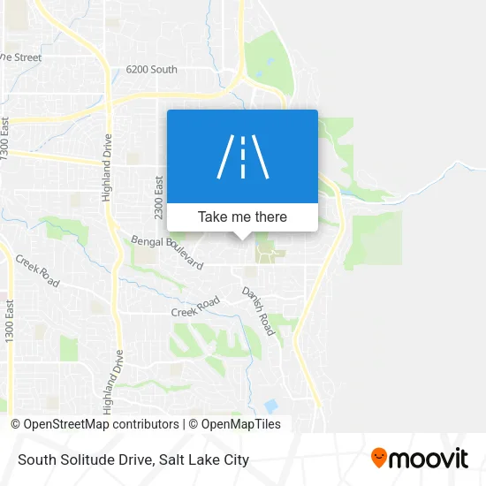 South Solitude Drive map