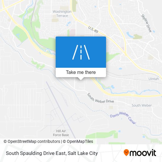 Mapa de South Spaulding Drive East