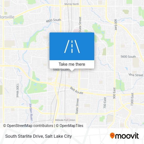 South Starlite Drive map