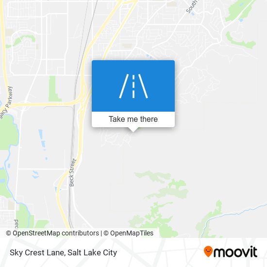 Sky Crest Lane map