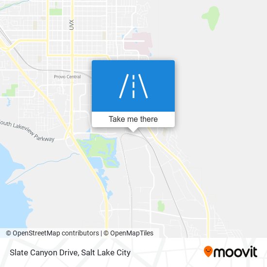 Slate Canyon Drive map