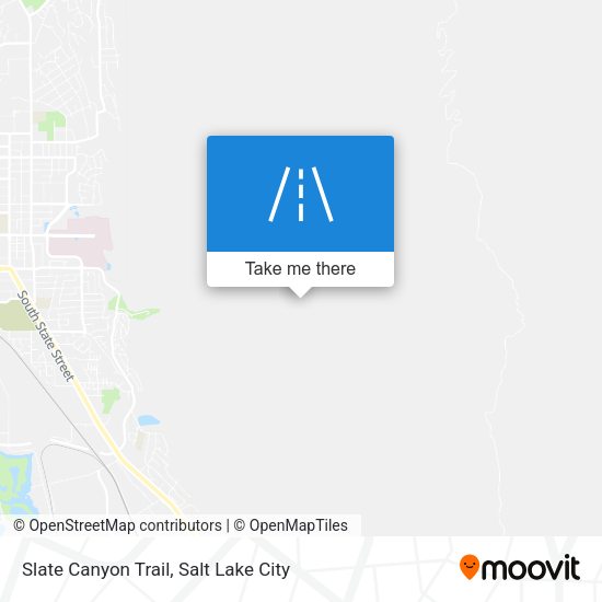Mapa de Slate Canyon Trail